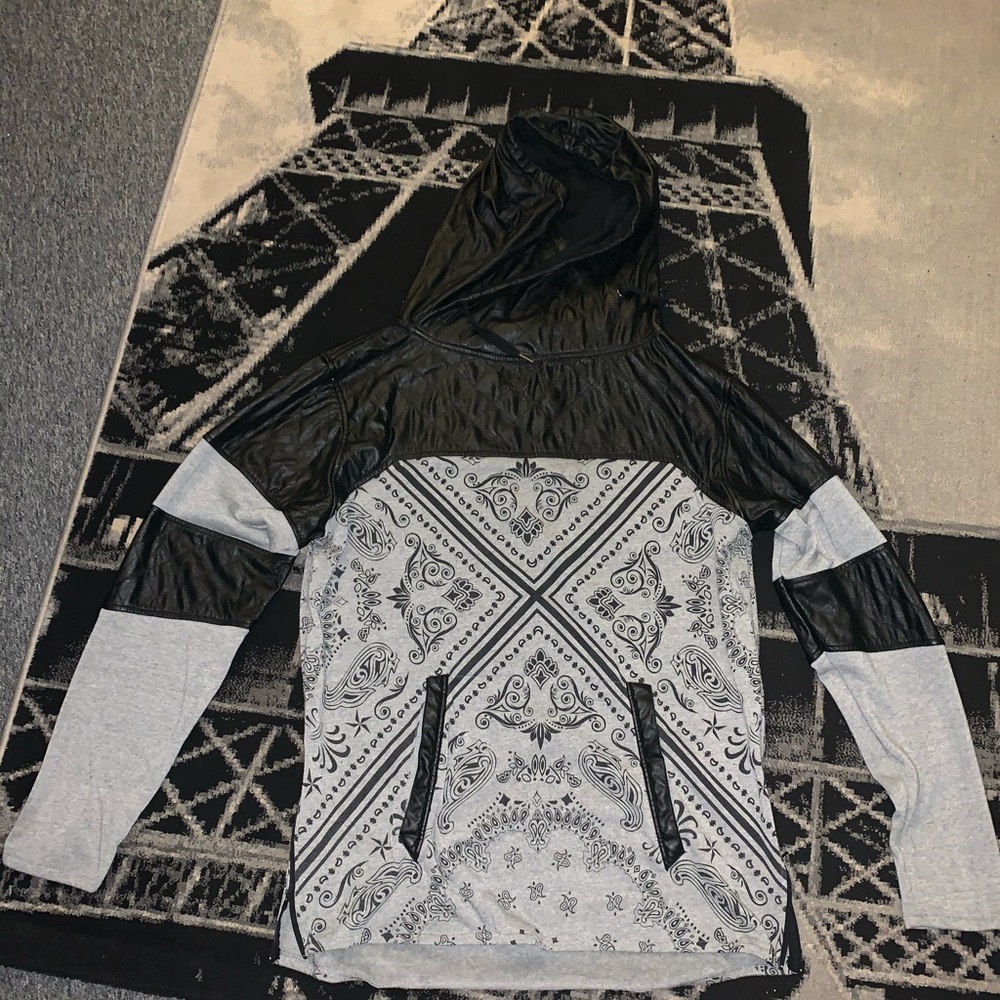 Paisley Print Ninja hoodie